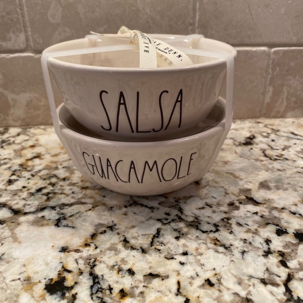 Rae Dunn Salsa and Guacamole Bowls